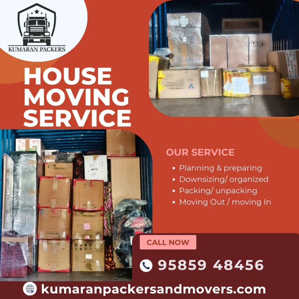 Best packers and movers in Coimbatore House Moving Services in Coimbatore